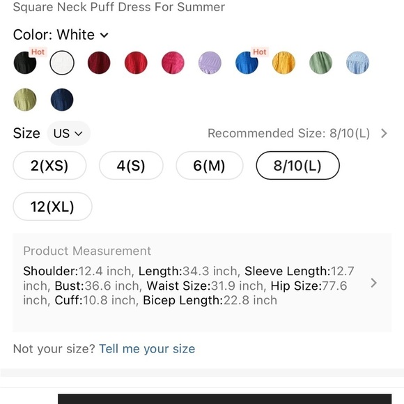 Black Puff Sleeve Ruffle Dress - Picture 3 of 3